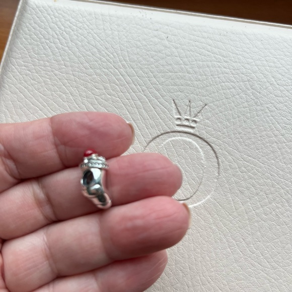 Pandora's Christmas Teddy Bear charm - RETIRED - Picture 1 of 4